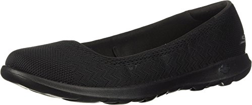 Skechers Damen GO Walk LITE Ballerinas, Schwarz, 39.5 EU von Skechers