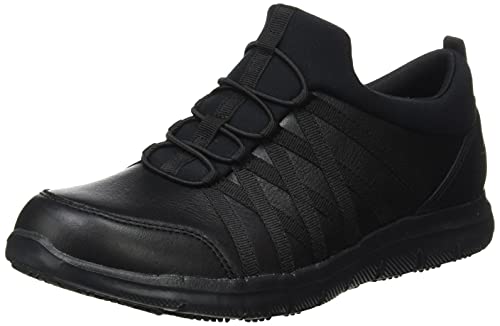 Skechers Damen Ghenter Dagsby Sneaker, Black Leather Textile, 38 EU von Skechers