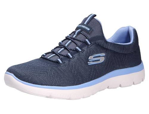 Skechers Damen Gipfel, Marineblauer Netzbesatz, 43 EU von Skechers