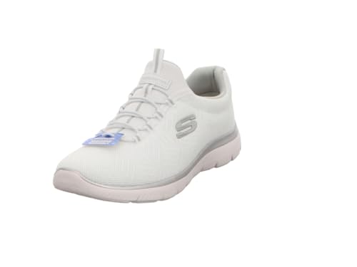 Skechers Damen Gipfel, Weiß/Silber = WSL, 39 EU von Skechers