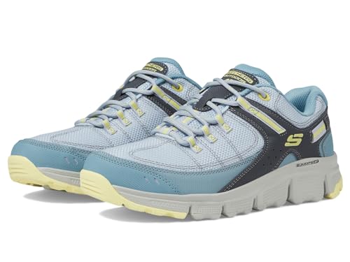 Skechers Damen Summits at Artista Bluff Sneaker, Blau/Gelb, 38 EU von Skechers