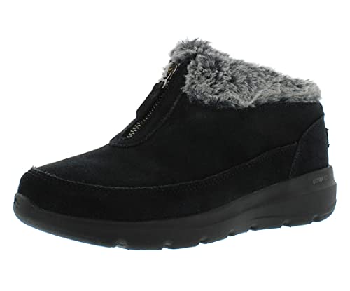 Skechers Damen Glacial Ultra Sweet Vibes Stiefelette, Schwarz, 37 EU von Skechers