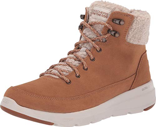 Skechers Damen Glacial Ultra - Woodlands modischer Stiefel, Chestnut, 38.5 EU von Skechers