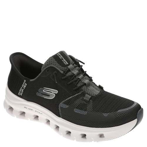Skechers Damen Glide-Step Pro Hands Free Slip-ins Sneaker, Bkcc=Black/Charcoal, 40 EU Weit von Skechers