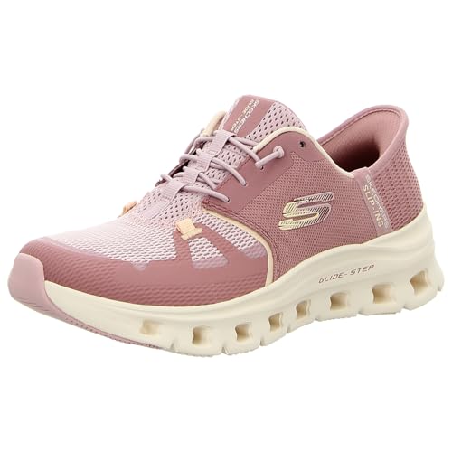 Skechers Damen Glide-Step Pro Sneaker, Dark Mauve Mesh/Light Mauve Trim, 38.5 EU von Skechers