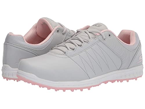 Skechers Damen Go Golf Pivot Golfschuh, Hellgrau/Rosa, 36 EU von Skechers