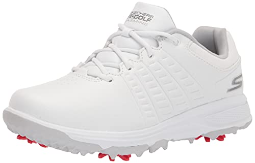 Skechers Damen Women's Go Jasmine Spiked Waterproof Golf Shoe Golfschuh, Weiss/opulenter Garten, 39.5 EU von Skechers