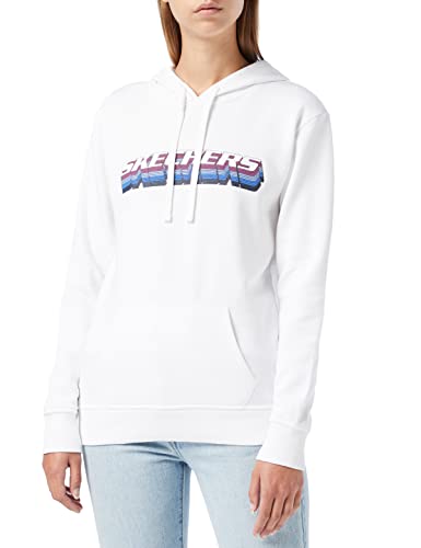 Skechers Damen Go Lounge Kapuzenpullover, weiß, 48 von Skechers