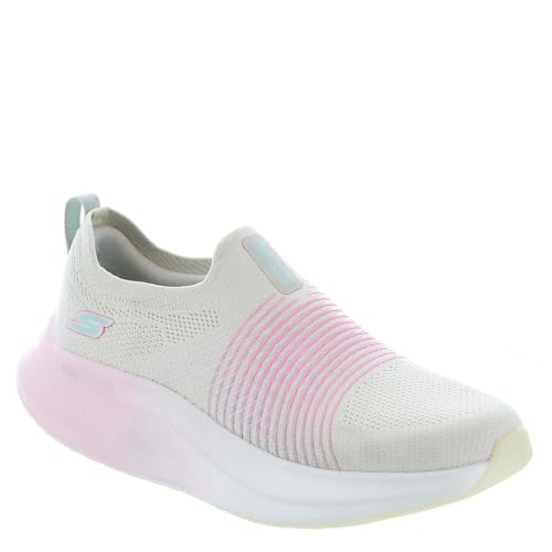Skechers Damen Go Max Walker Sally Sneaker, Natur/Rosa, 35.5 EU von Skechers