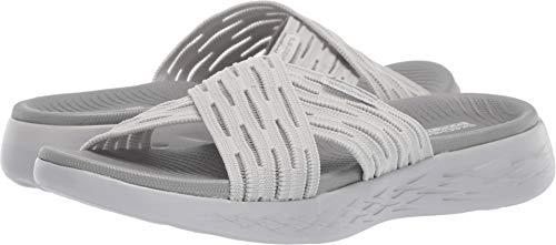 Skechers Damen Go Run 600-Sunrise Sandalen, Grau (Grey Gry), 40 EU von Skechers
