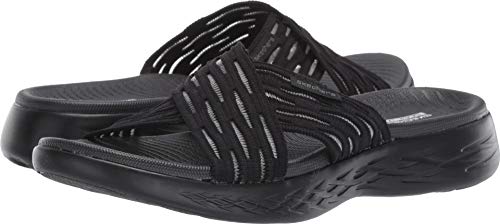 Skechers Damen Go Run 600-Sunrise Sandalen, Schwarz (Black BBK), 39 EU von Skechers