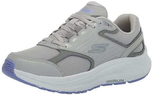 Skechers Damen Go Run Consistent 2.0 Advantage Sneaker, Grau/Lavendel, 38.5 EU Weit von Skechers