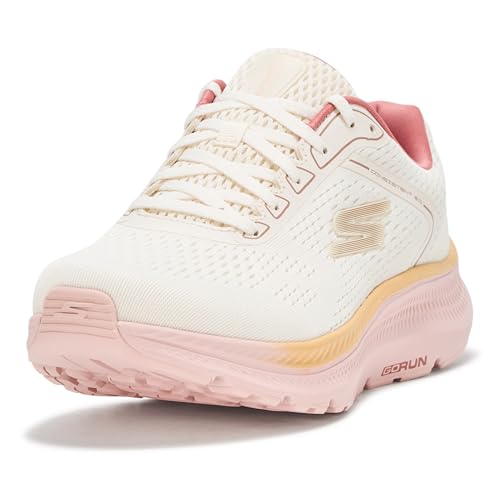 Skechers Damen Go Run Consistent 2.0 Mile Sneaker, Natur/Rosa, 36.5 EU von Skechers