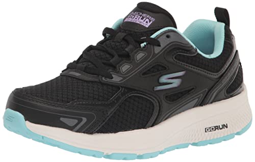 Skechers Damen Go Run Consistent Sneaker, Schwarz/Aqua, 41 EU Skechers Damen Go Run Consistent Sneaker, Schwarz/Aqua, 41 EU von Skechers