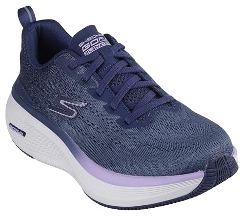 Skechers Damen Go Run Elevate 2.0 Sneaker, Navy Textile/Lavender Trim, 37 EU von Skechers