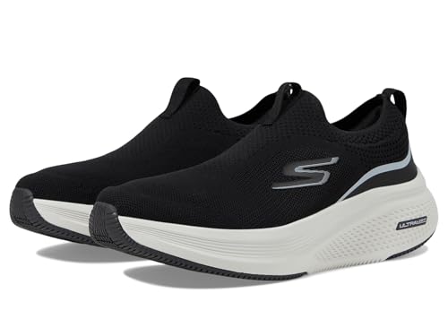 Skechers Damen Go Run Elevate 2.0 Cadena Sneaker, Black Textile/Gray Trim, 38 EU von Skechers