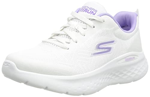 Skechers Damen Go Run Lite Sneaker, Weißer Textilbesatz, 38 EU von Skechers