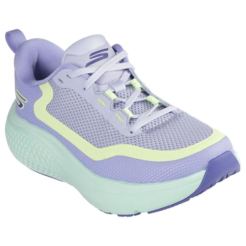 Skechers Damen Go Run Supersonic Max Laufschuhe Neutralschuh Purple/Lime - Lila 38 von Skechers