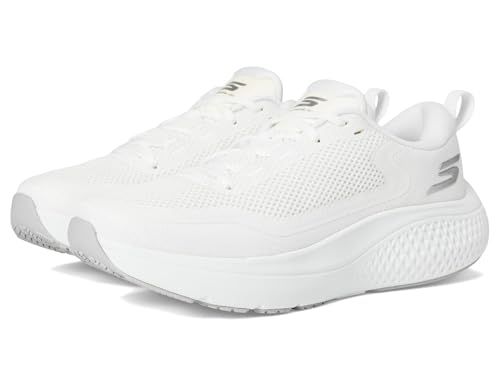 Skechers Damen Go Run Supersonic Max Laufschuhe Neutralschuh White/Silver - Weiß 37,5 von Skechers