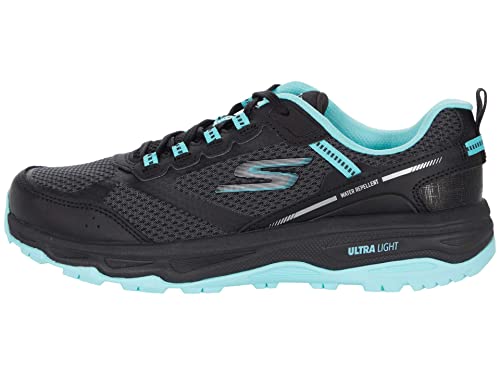 Skechers Damen Go Run Trail Altitude Sneaker, Schwarz/Aqua, 37 EU von Skechers