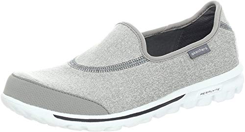 Skechers Damen Go Walk Schlupfschuhe Sneaker, hellgrau, 40 EU von Skechers
