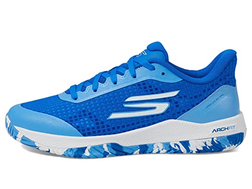 Skechers Damen Go Train Arch Fit Viper Court Pro - Pickleball, Blau/Weiß, 40 EU von Skechers