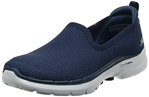 Skechers Damen Go Walk 6-Clear Virtue Sneaker, Navy von Skechers