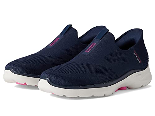 Skechers Damen GO Walk 6-Fabulous View Sneakers,Sports Shoes, Navy, 35.5 EU von Skechers