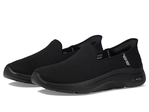 Skechers Damen Go Walk Arch Fit 2.0 Delara Hands Free Slip-ins Sneaker, Schwarz, 41 EU von Skechers