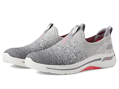 Skechers Damen Go Walk Arch Fit Idyllic Sneaker, grau, 35 EU von Skechers