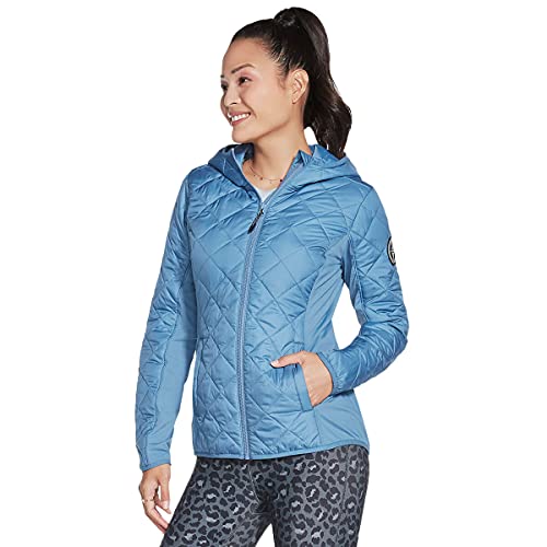 Skechers Damen Go Walk Baby Jacke, Blue/Grey, X-Large von Skechers