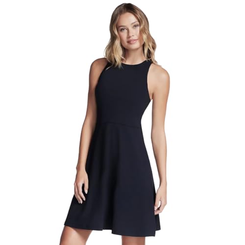 Skechers Damen Go Walk Everyday Dress Lässiges Kleid, Schwarz, L Skechers Damen Go Walk Everyday Dress Lässiges Kleid, Schwarz, L von Skechers