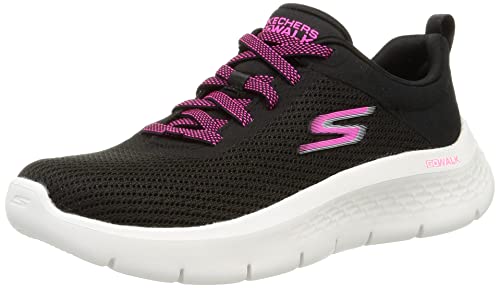 Skechers Damen Go Walk Flex – Alani Sneaker, Schwarz/Pink, 35.5 EU von Skechers