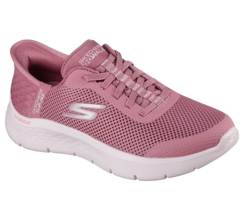 Skechers Damen Go Walk Flex Grand Entry Sneaker, Rose Textile/Trim, 36 EU von Skechers