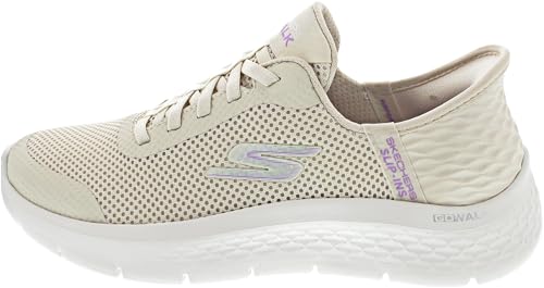 Skechers Damen Go Walk Flex Hands Free Slip-ins-Grand Entry Sneaker, Off White Textile/Trim, 40 EU Weit von Skechers