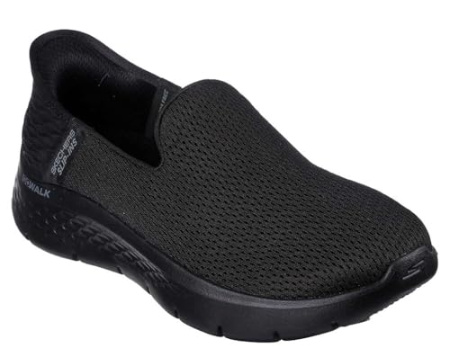 Skechers Damen Hands Free Slip-ins Go Walk Flex-Relish Hausschuh, Black Textile/Trim, 35 EU von Skechers