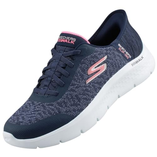 Skechers Go Walk Flex Kaylee Sneaker für Damen, Navy, 37 EU von Skechers