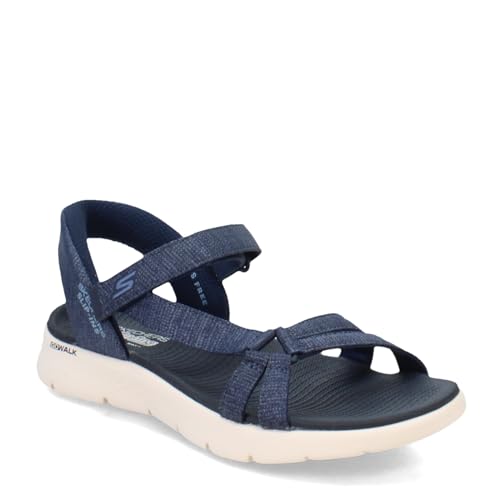 Skechers Damen Go Walk Flex Sandal-Illuminate Hands Free Slip-ins Fischersandale, Marineblau, 36 EU Weit von Skechers