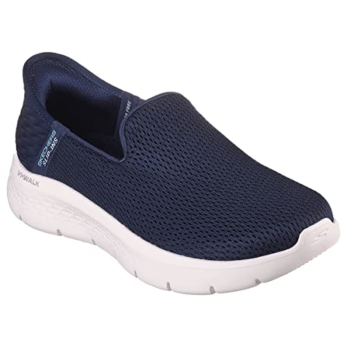 Skechers Go Walk Flex Slip-Ins-Relish Sneaker für Damen, Marineblau, 37.5 EU Weit von Skechers