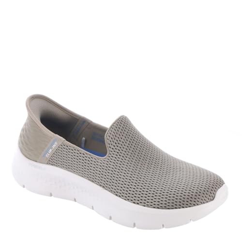 Skechers Damen Hands Free Slip-ins Go Walk Flex-Relish Sneakers, Taupe/Blau, 37 EU von Skechers