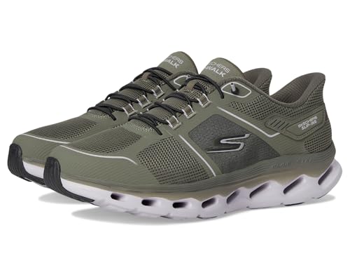 Skechers Damen Go Walk Glide Step 2.0 Elektra Hands Free Slip-ins Sneaker, Oliv/Blatt für Mich (Leaf It to Me), 38 EU von Skechers