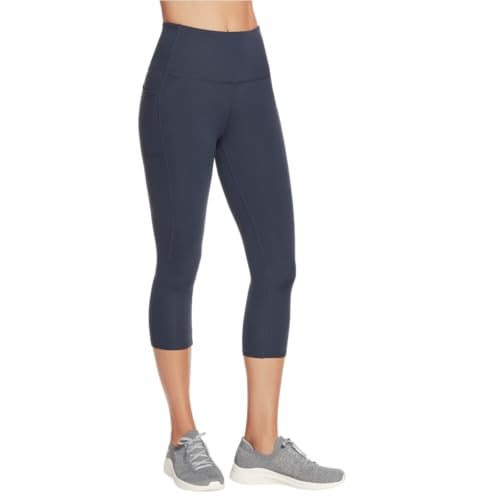 Skechers Damen Go Walk High Waisted Mid Calf Leggings, Marineblau, XX-Large Skechers Damen Go Walk High Waisted Mid Calf Leggings, Marineblau, XX-Large von Skechers