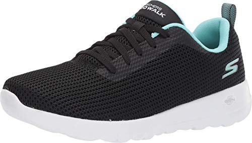 Skechers Damen Go Walk Joy-15641 Sneaker, Schwarz/Aqua, 40 EU von Skechers