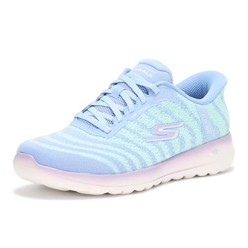 Skechers Damen Go Walk Joy Juneau Hands Free Slip-In-Sneaker, Blau/Mint, 39.5 EU von Skechers