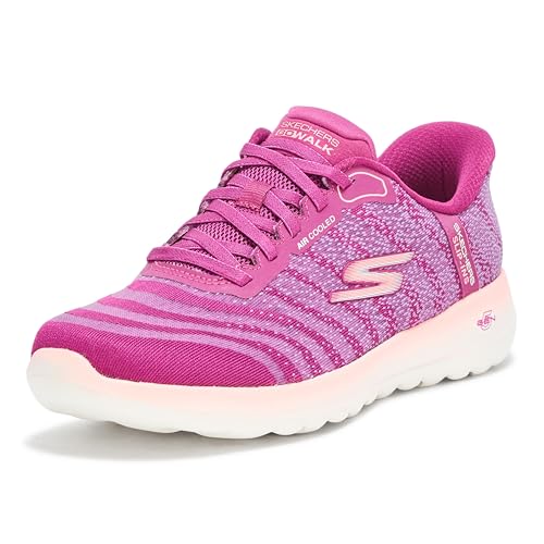 Skechers Damen Go Walk Joy Juneau Hands Free Slip-In-Sneaker, Himbeere, 41 EU von Skechers