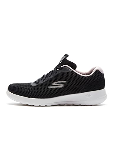 Skechers Damen Go Walk Joy Light Motion Sneaker, Black Textile Pink Trim, 36 EU von Skechers