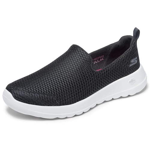 Skechers Damen Go Walk Joy Sneaker, Black Textile White Trim, 35.5 EU von Skechers