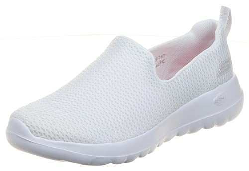 Skechers Damen Go Walk Joy Sneaker, Weiss/opulenter Garten, 43 EU Weit von Skechers