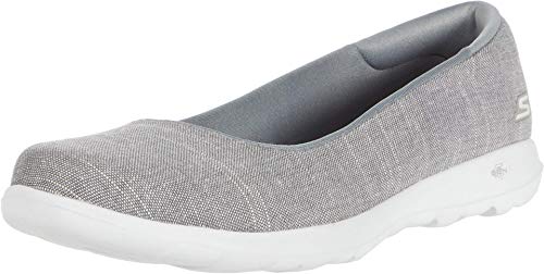 Skechers Damen Go Walk Lite-136001 Ballerinas, GRAU, 40 EU von Skechers