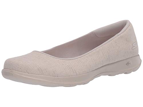 Skechers Damen Go Walk Lite – 136001 Ballerinas, Natürlich, 37 EU von Skechers